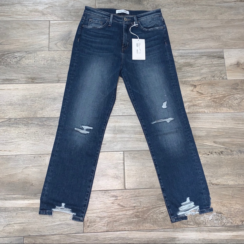 Flying Monkey high rise crop jean